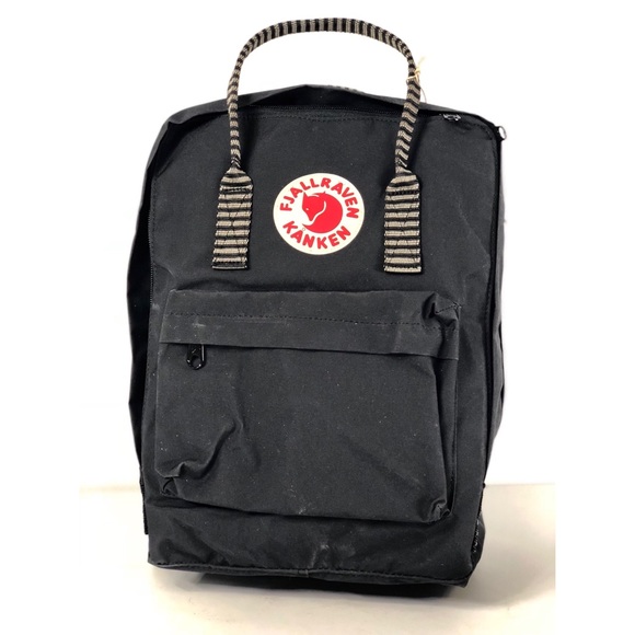 kanken striped backpack